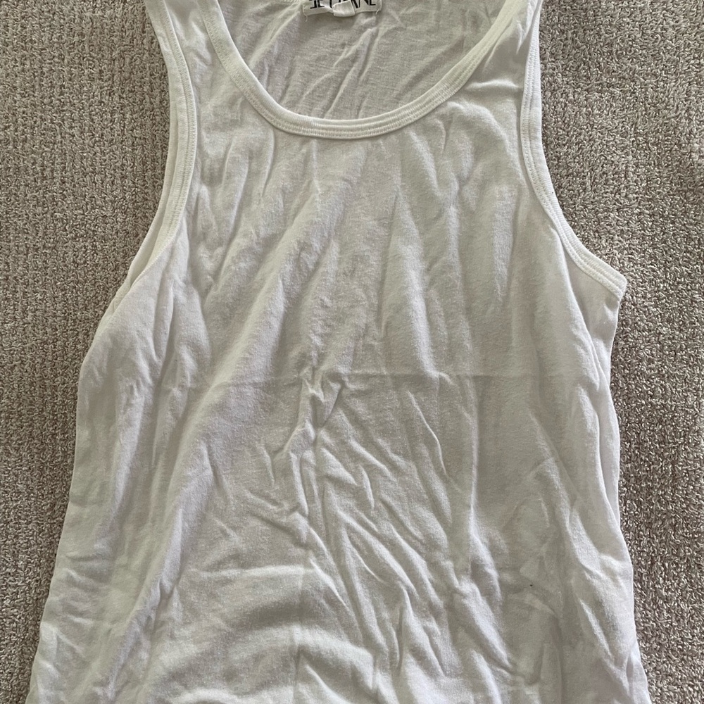 Eterne Classic White Tank Top